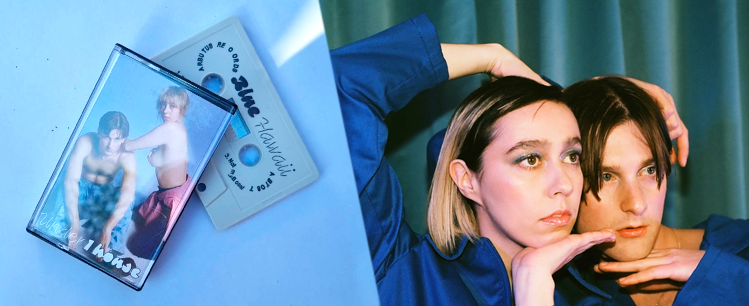 Cassettes de Blue Hawaii junto al dúo canadiense