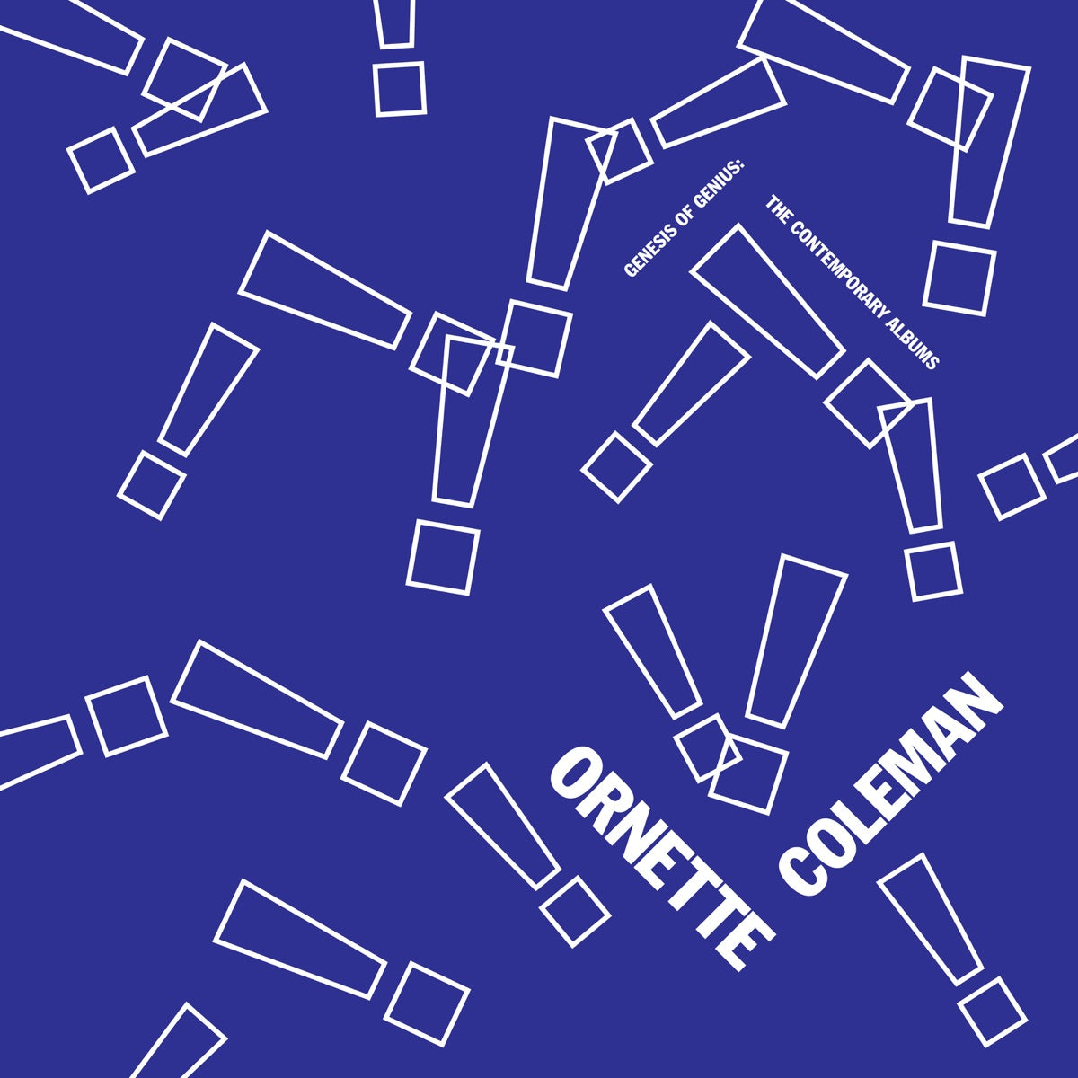 Portada de Genesis of Genius: The Contemporary Albums — Ornette Coleman