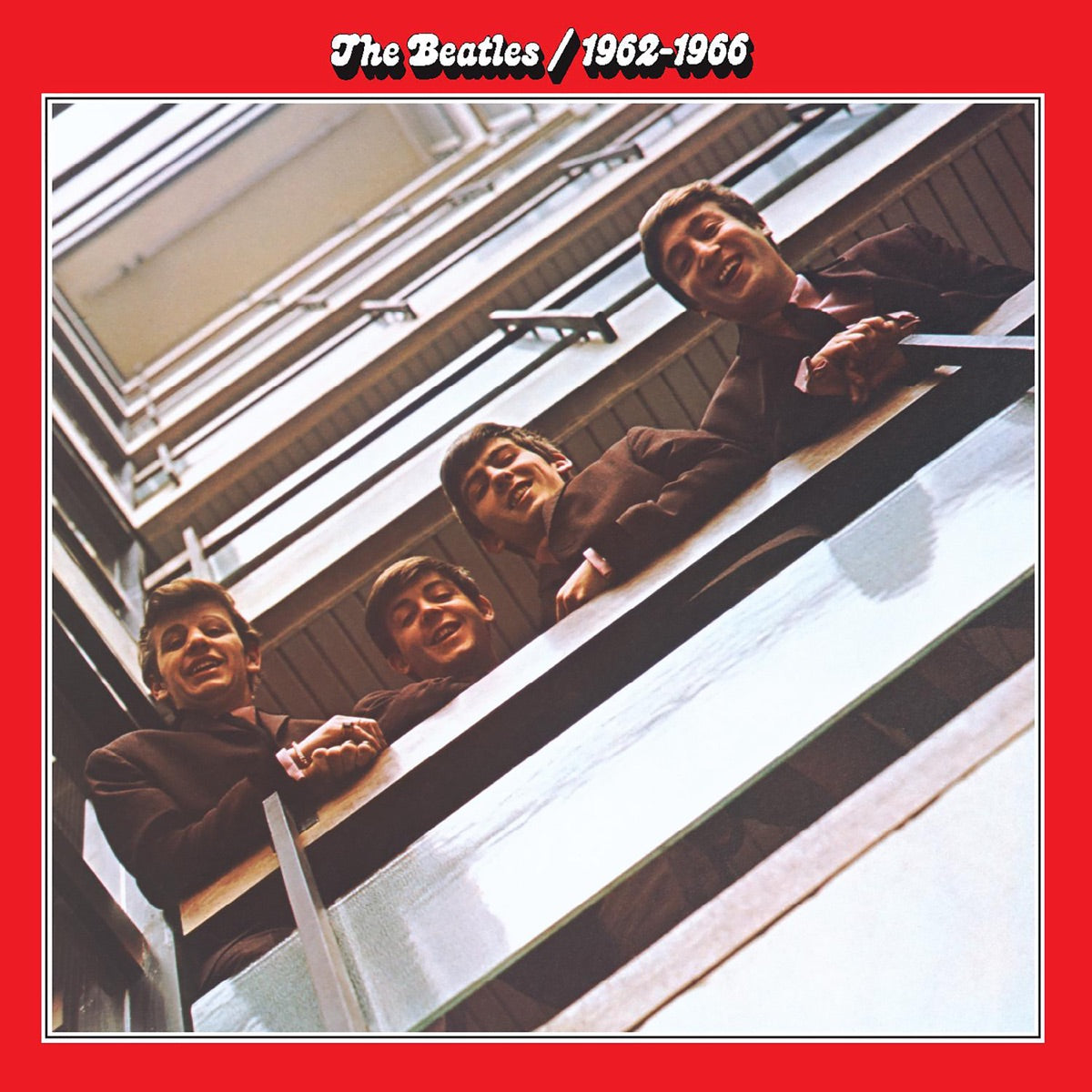 Portada de 1962 - 1966 (Álbum rojo) — The Beatles