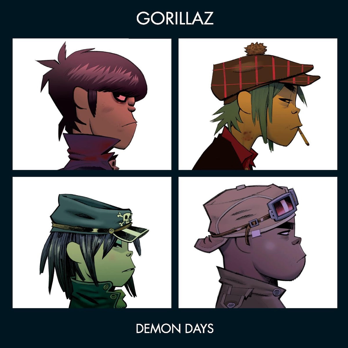 Portada de Demon Days — Gorillaz