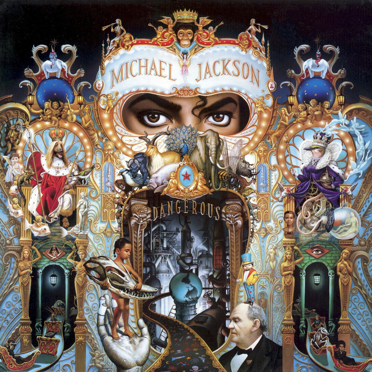 Portada de Dangerous — Michael Jackson
