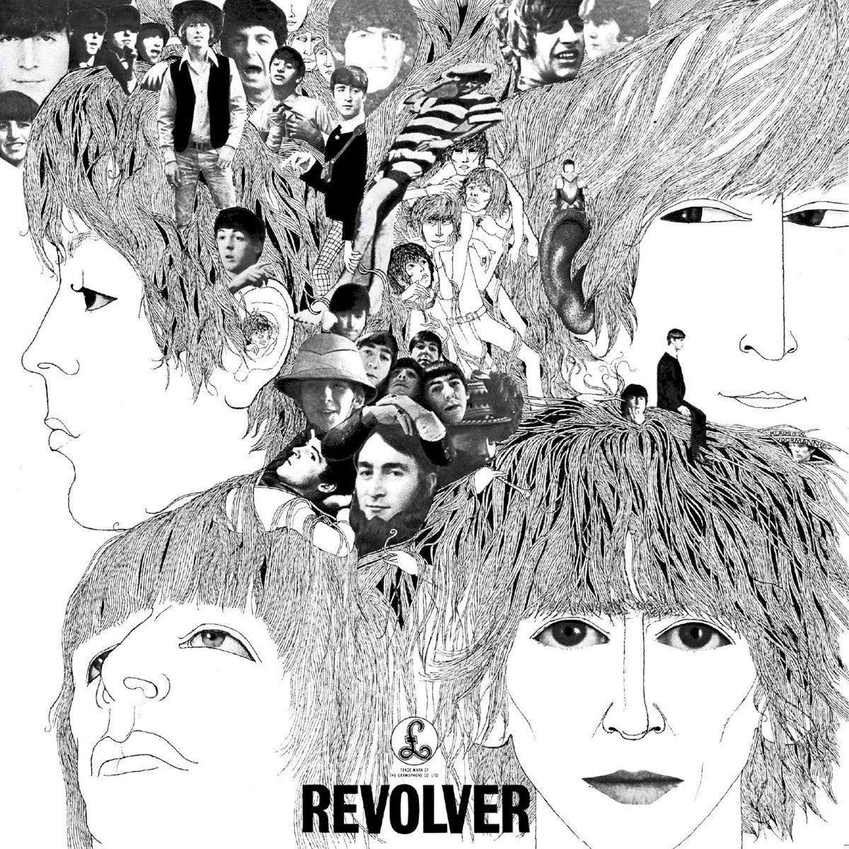 Portada de Revolver — The Beatles